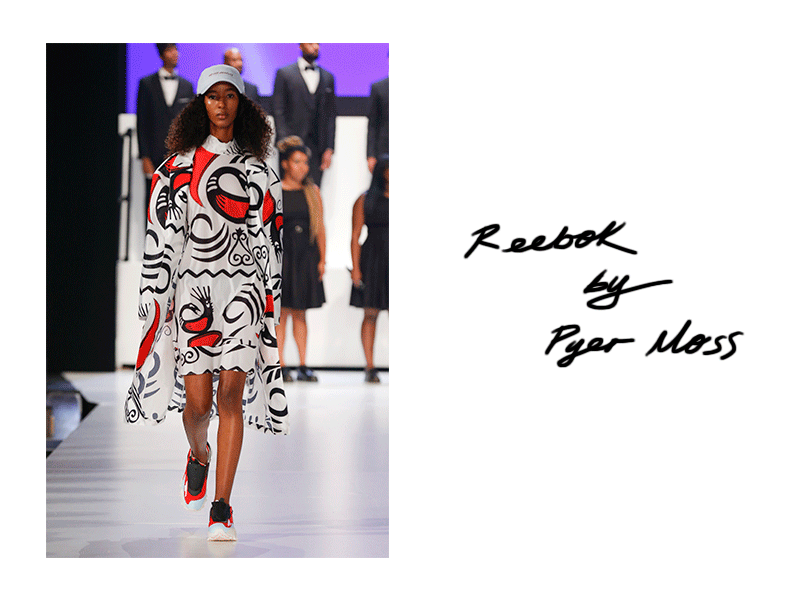 Maple Magazine reebok by pyer moss