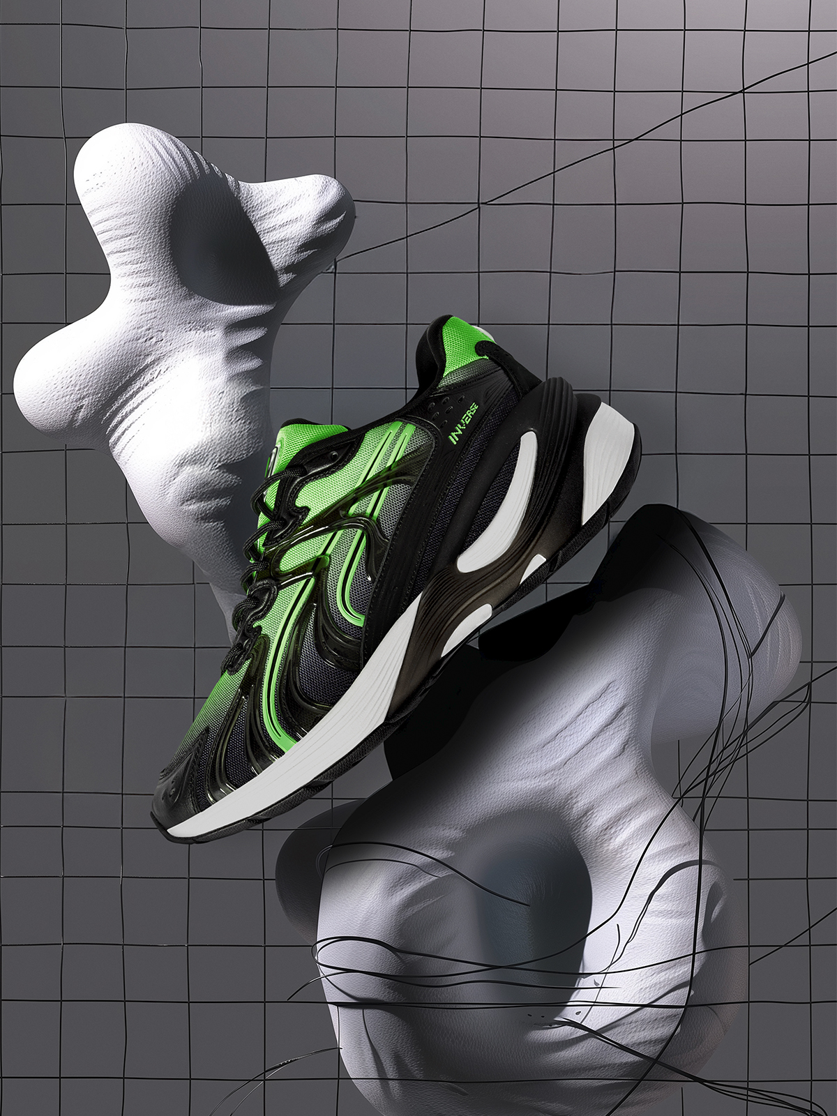 Puma Inverse, diseño vanguardista con ayuda de la IA. 2 MAPLE PUMA INVERSE 2